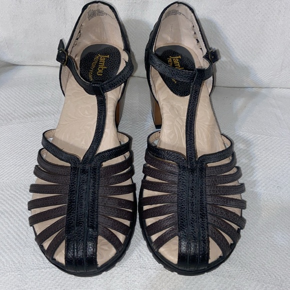 Jambu memory foam heeled sandals sz 8 - Picture 5 of 7